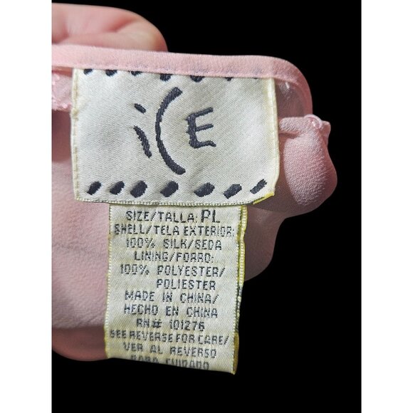 Vintage Inspired Sheer Pink Embroidered Boho Blouse - Picture 9 of 9